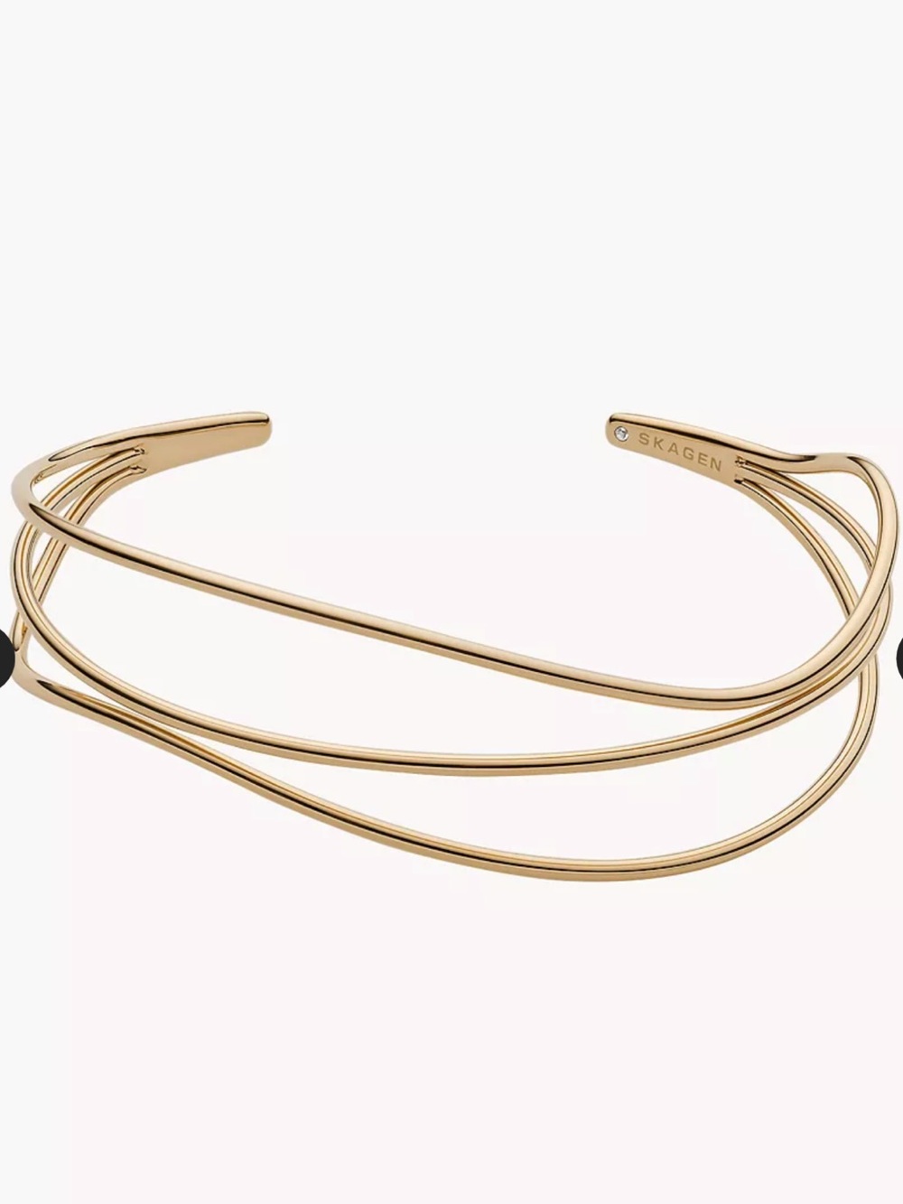 SKAGEN Kariana Gold-Tone Wire Bracelet